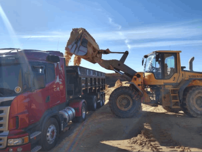 Empresa especializada no comércio de areia e pedra em Sorocaba